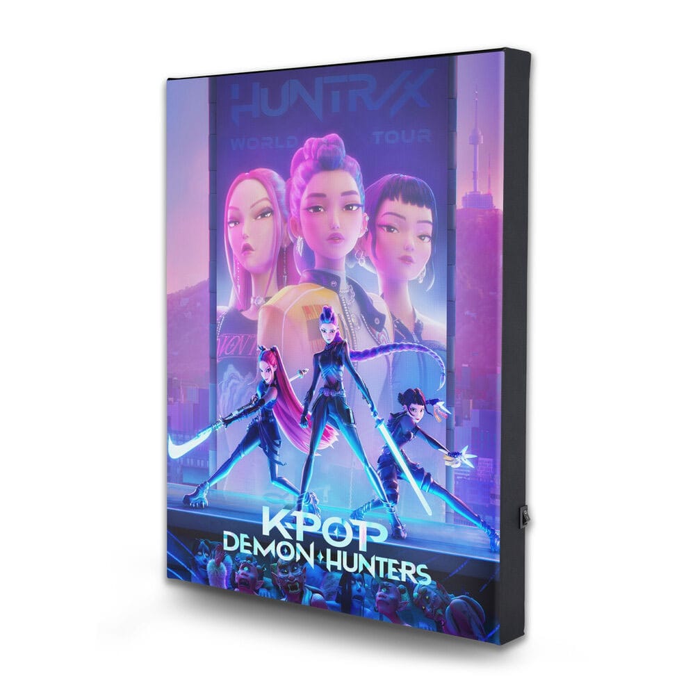 PRE ORDINE - KPop Demon Hunters Canvas Print with light