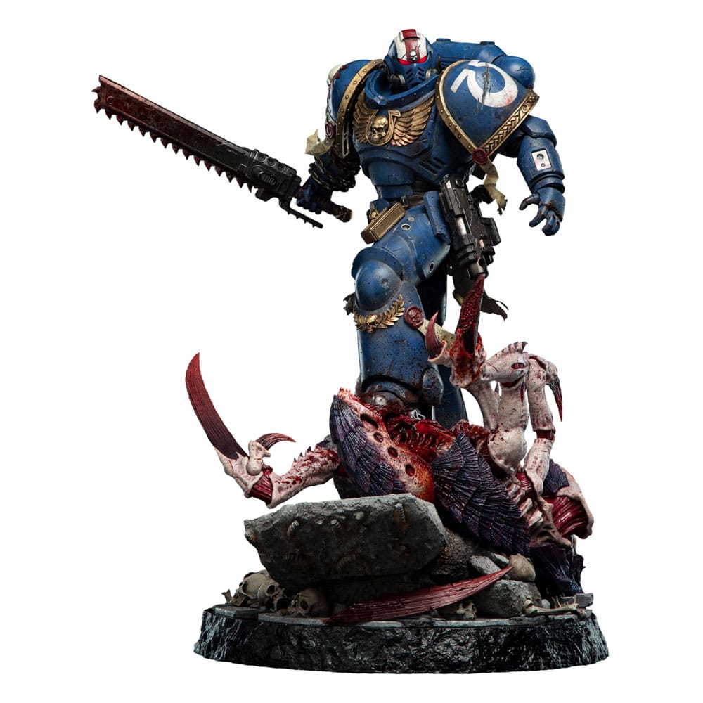 PRE ORDINE - Warhammer 40,000: Space Marine 2 Statue 1/6 Lieutenant Titus Battleline Edition 63 cm