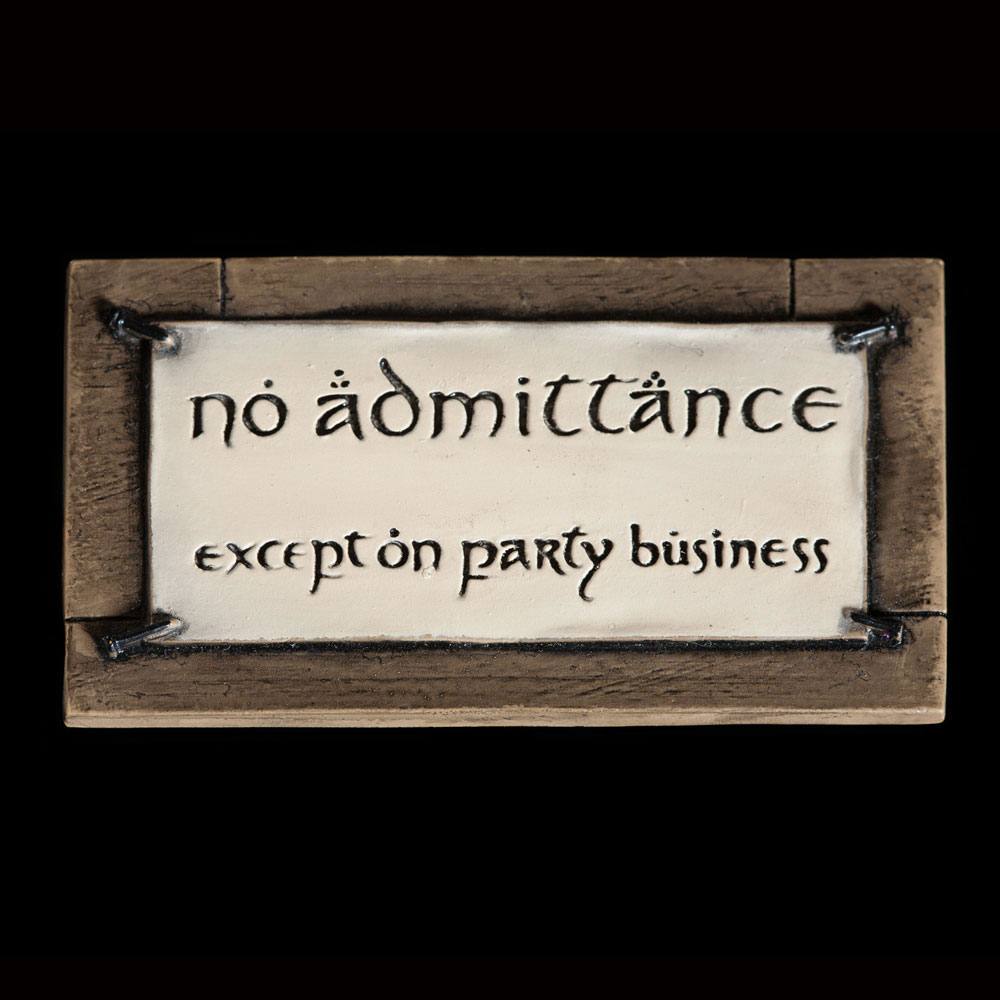 PRE ORDINE - Lord of the Rings Magnet No Admittance