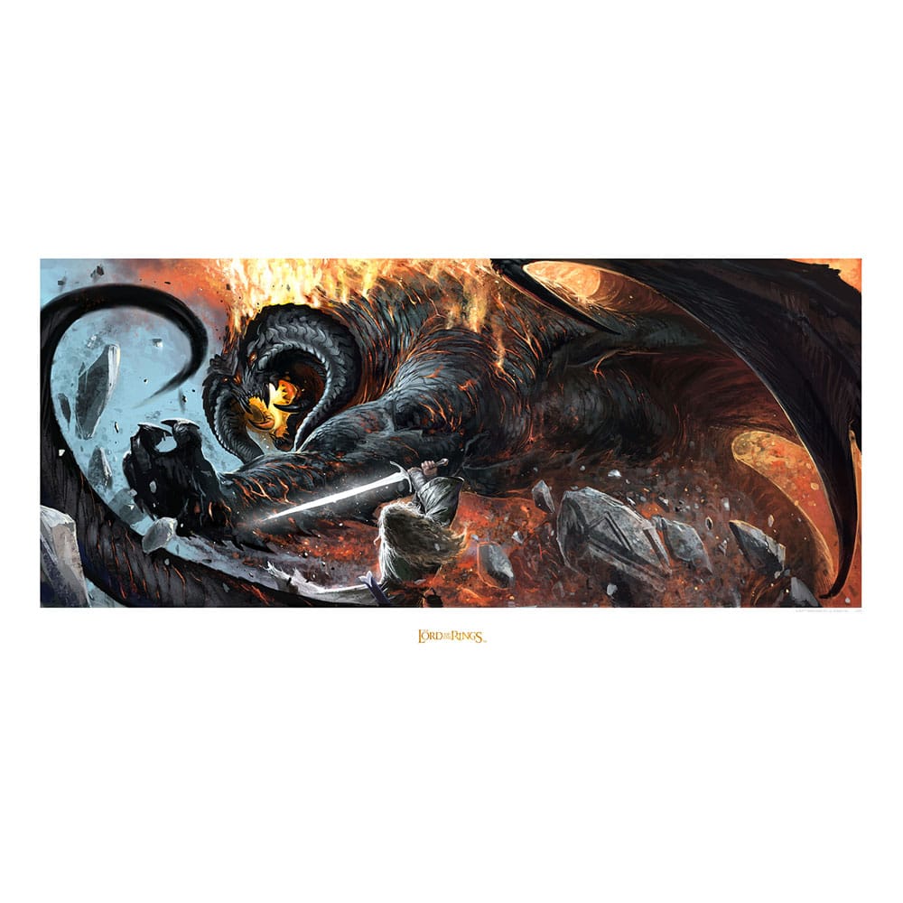 PRE ORDINE - Lord of the Rings Art Print The Battle of the Peak 59 x 30 cm