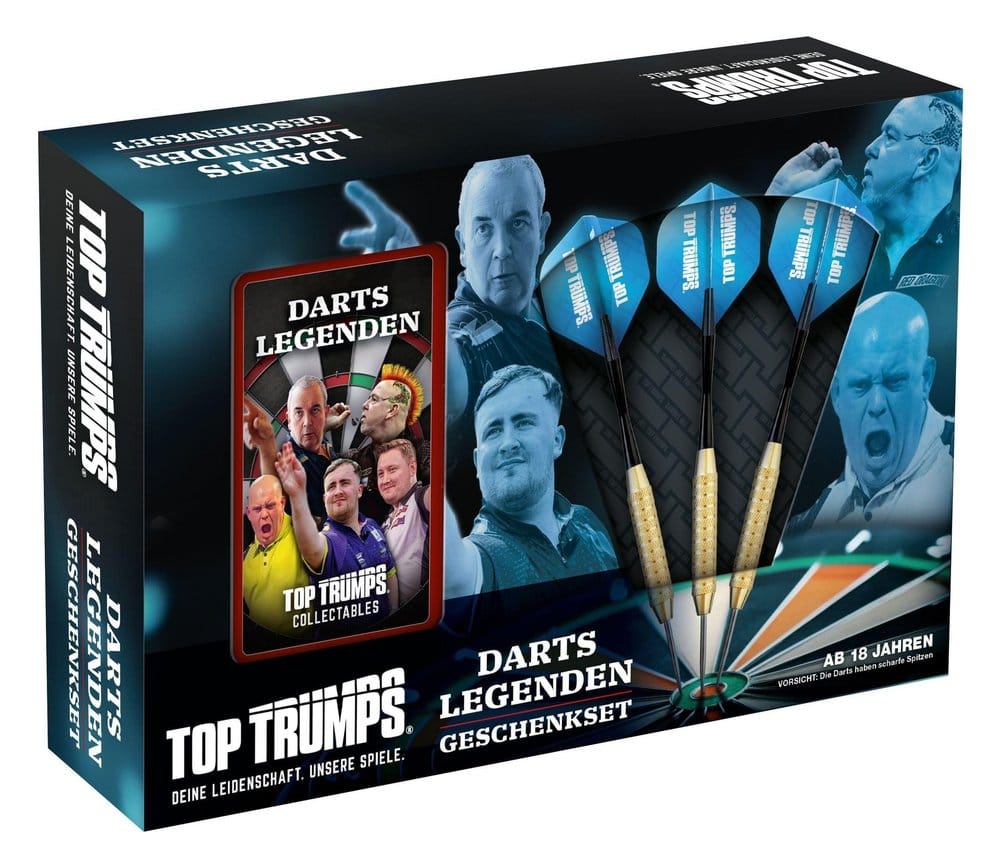 Darts Top Trumps Gift Set with Arrows *German Version*