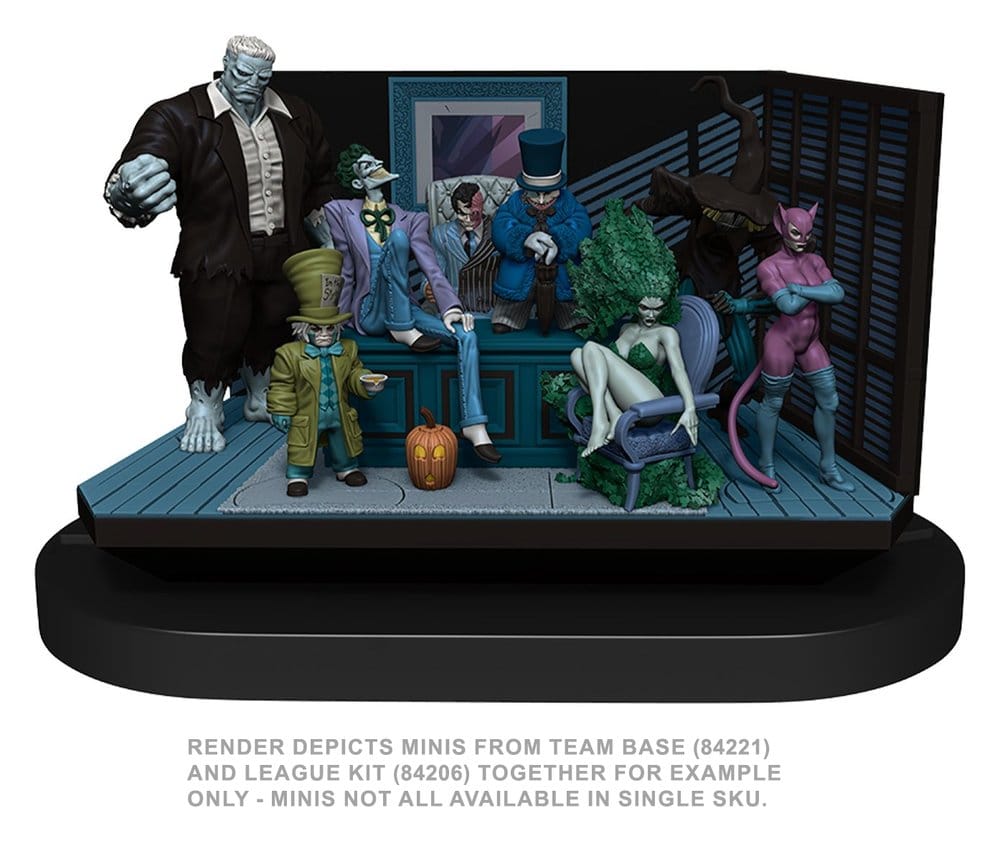 PRE ORDINE - DC HeroClix SwitchClix Minifigures with Base The Long Halloween Team Base 23 cm