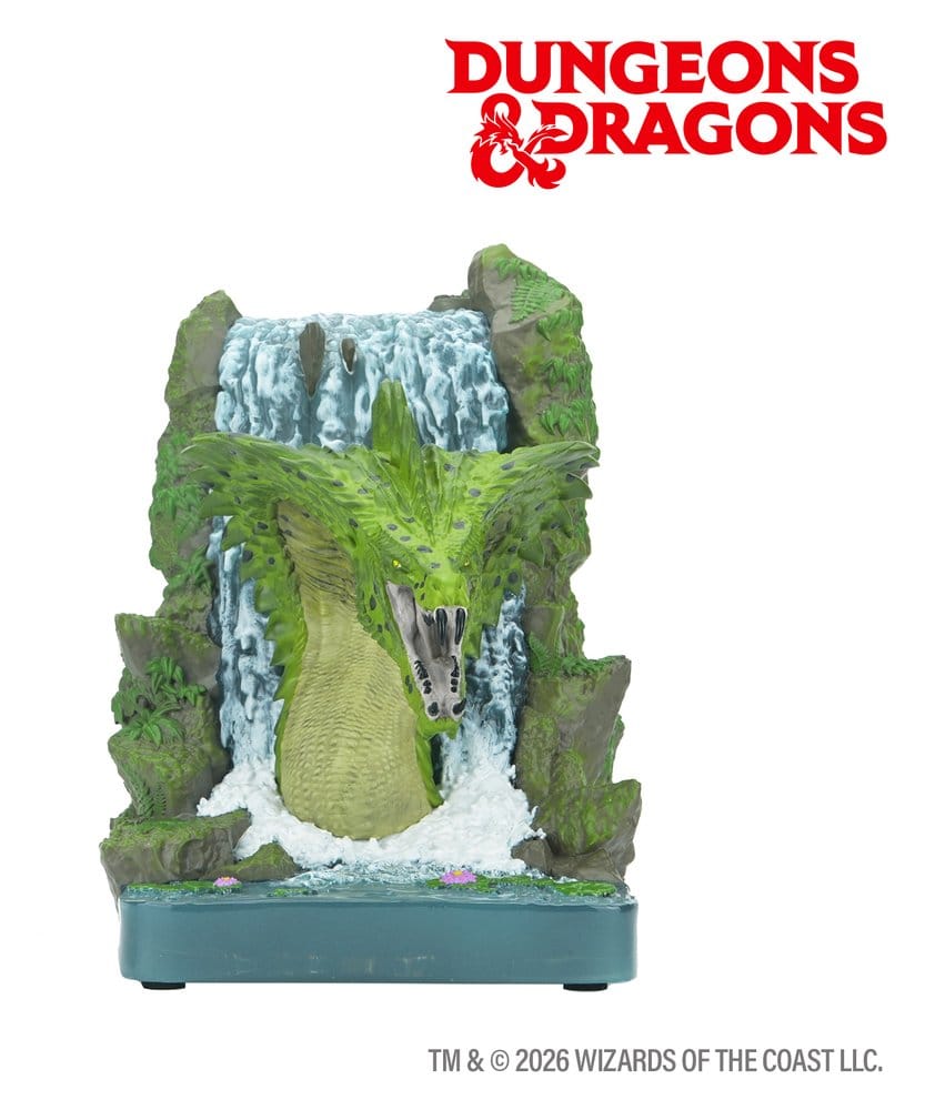 PRE ORDINE - D&D Bookend Green Dragon 18 cm