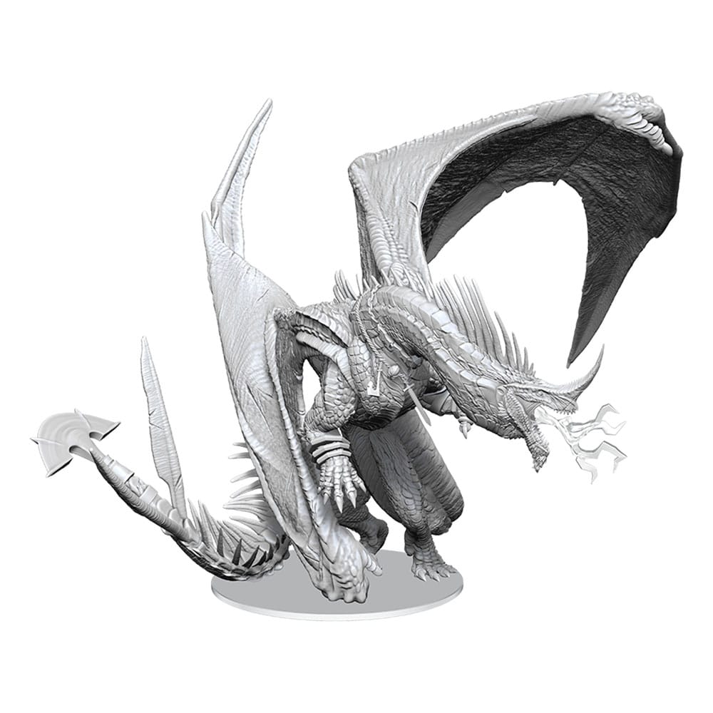 PRE ORDINE - D&D Nolzur's Marvelous Miniatures Unpainted Miniatures Ancient Blue Dragon 20 cm