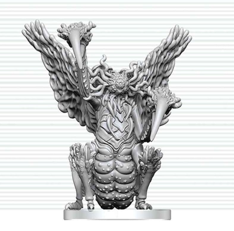 PRE ORDINE - Dungeons & Dragons Nolzur's Marvelous Miniatures Unpainted Miniature Mi-Go 14 cm