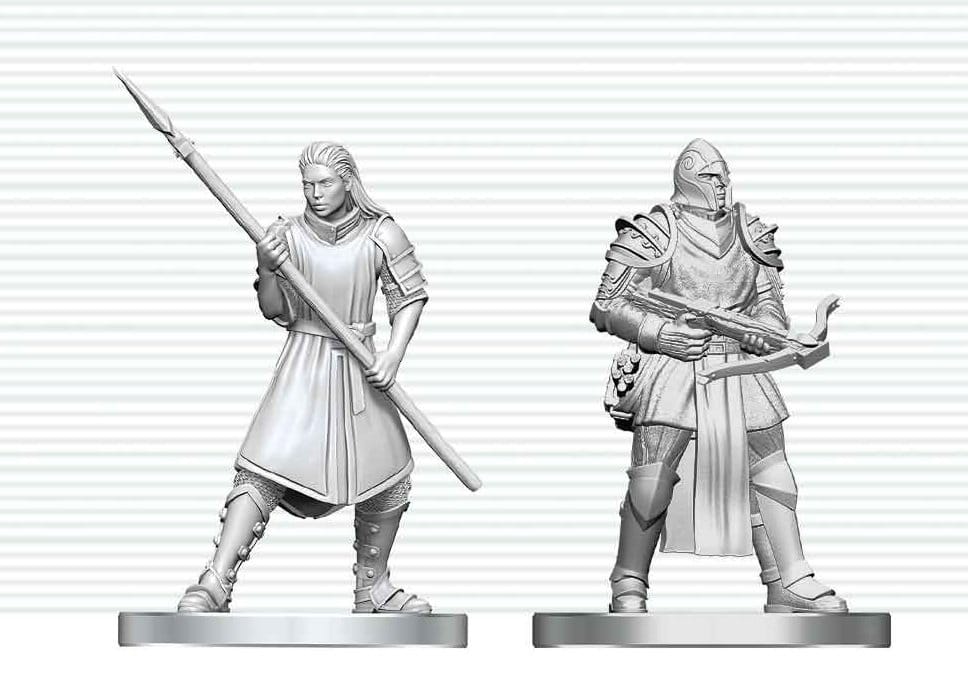 PRE ORDINE - D&D Nolzur's Marvelous Miniatures Mini Figures Town Guards 13 cm