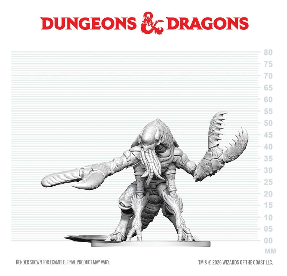 PRE ORDINE - D&D Nolzur's Marvelous Miniatures Mini Figure Chuul 6 cm