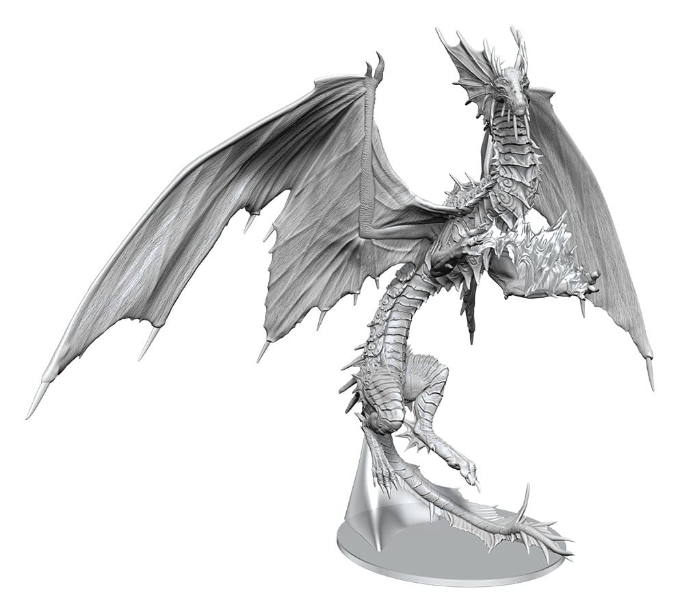 PRE ORDINE - Pathfinder Deep Cuts Unpainted Boxed Miniature Adult Mirage Dragon 23 cm