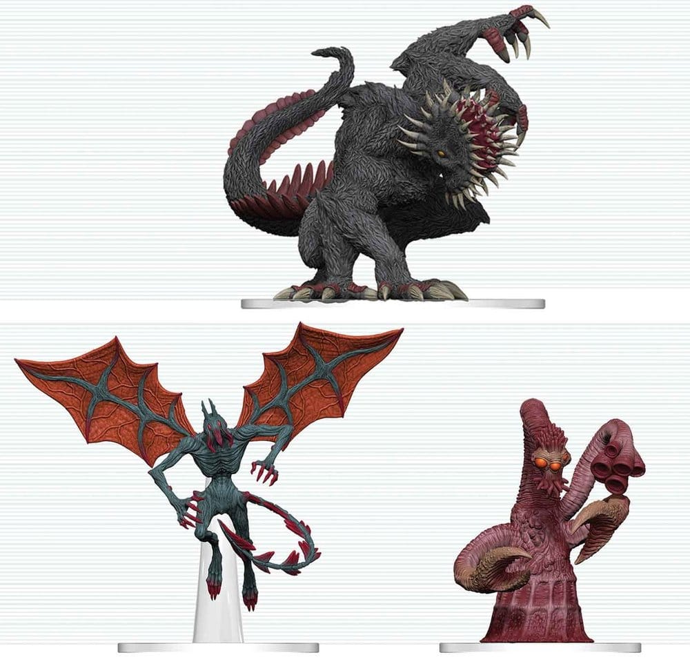 PRE ORDINE - D&D Icons of the Realms Boxed prepainted Miniatures Maddening Monsters of Ravenloft