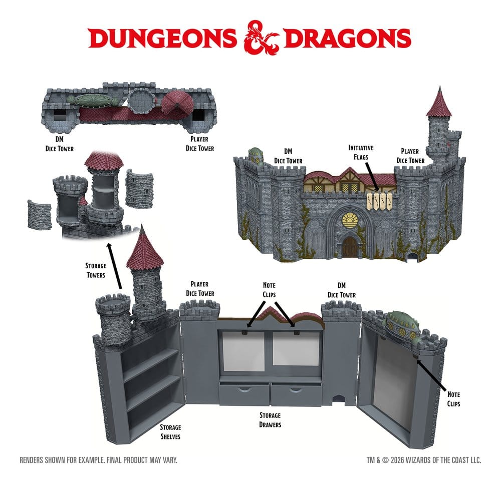 PRE ORDINE - Dungeons & Dragons Replicas of the Realms: Castle Ravenloft DM Screen