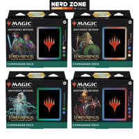 PRE ORDINE - WIZARD OF THE COAST - Magic the Gathering The Lord of the Rings: Tales of Middle-earth Commander Decks Display (4) english