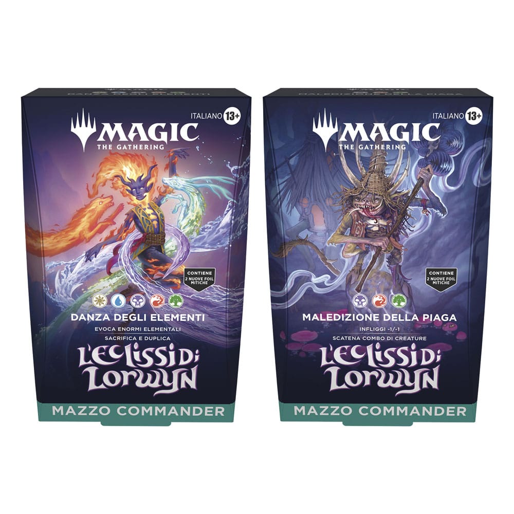PRE ORDINE - Magic the Gathering L'Eclissi di Lorwyn Commander Decks Display (4) italian