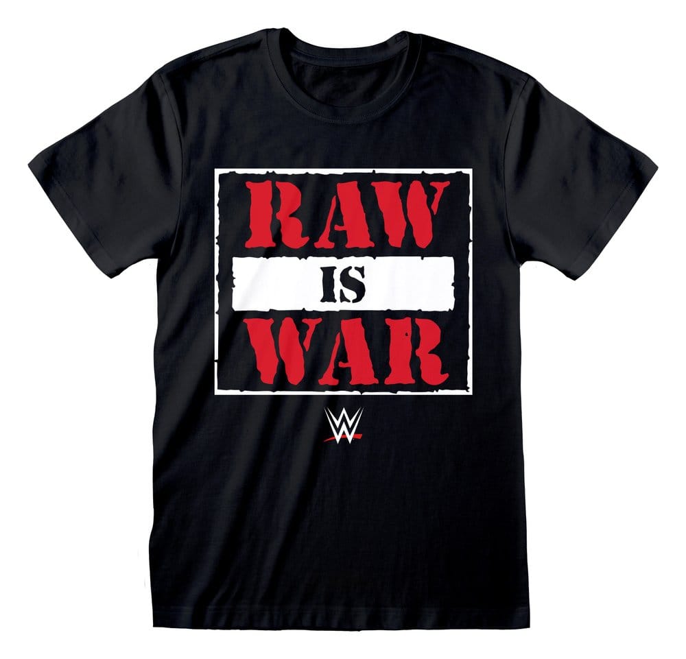 PRE ORDINE - WWE T-Shirt RAW is WAR Black Size L