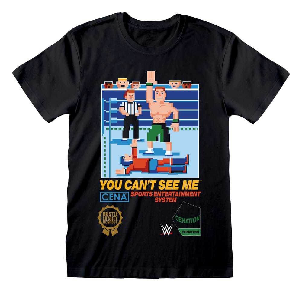 PRE ORDINE - WWE T-Shirt Cena Can't See Me Black Size L