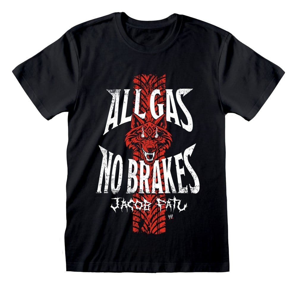 WWE T-Shirt All Gas Black Size S