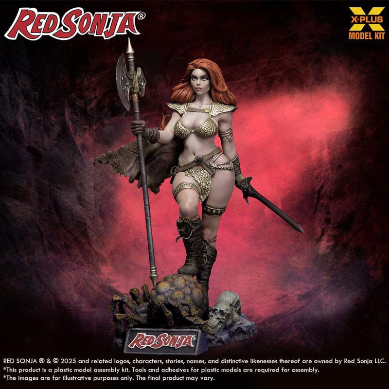 PRE ORDINE - Red Sonja Plastic Model Kit 1/8 Red Sonja reissue 27 cm