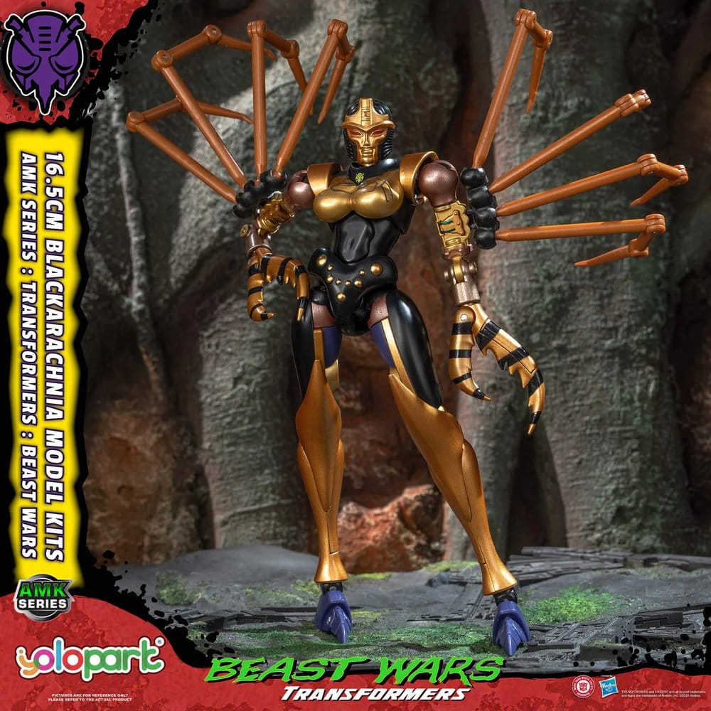 PRE ORDINE - Transformers AMK Series Plastic Model Kit Beast Wars Blackarachnia 18 cm
