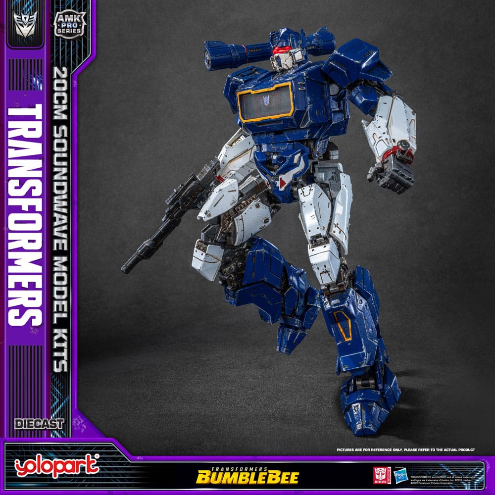 PRE ORDINE - Transformers: Bumblebee AMK Pro Series Plastic Model Kit Soundwave (Oversea Version) 20 cm