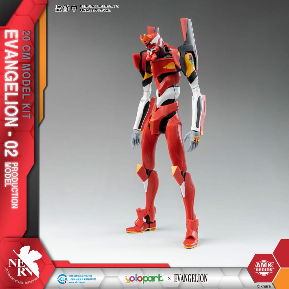 PRE ORDINE - Neon Genesis Evangelion AMK Series Plastic Model Kit Eva-02 20 cm
