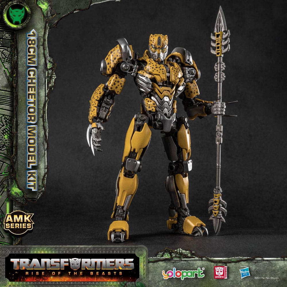 PRE ORDINE - Transformers: Rise of the Beasts AMK Series Plastic Model Kit Cheetor 22 cm