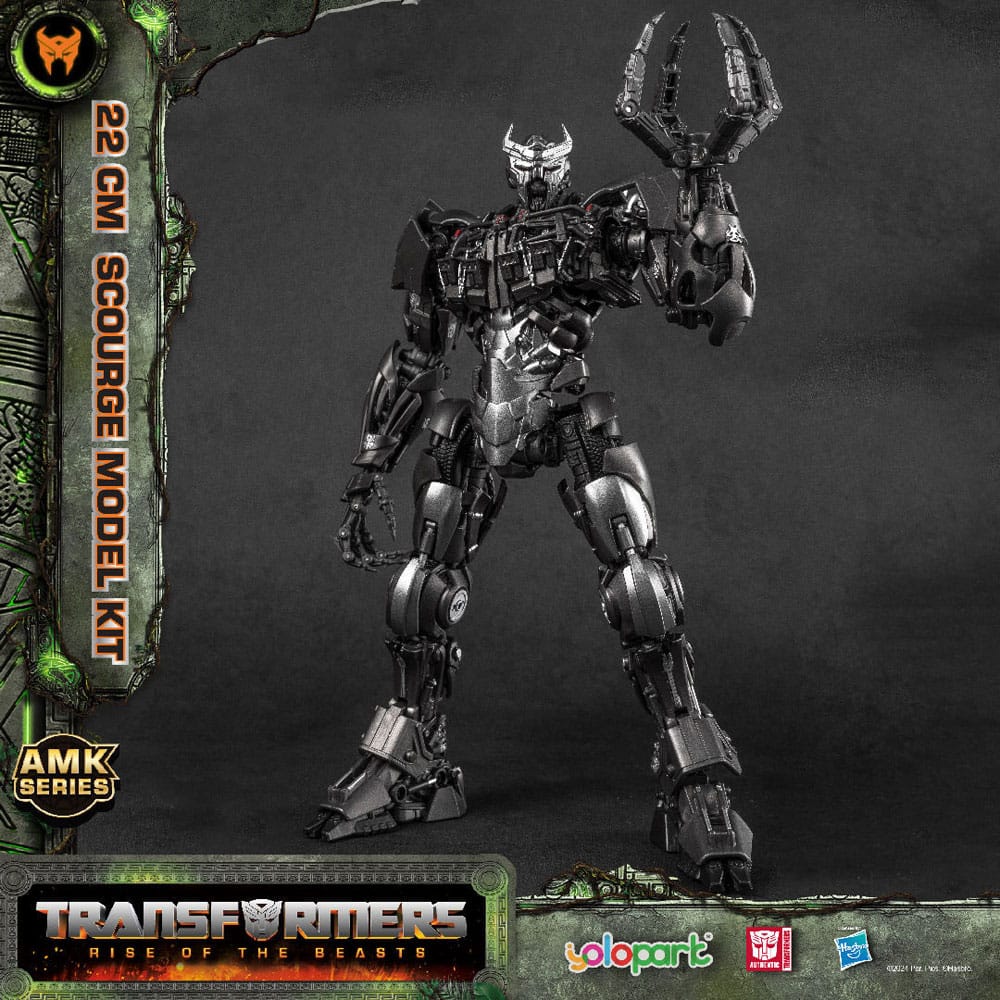 PRE ORDINE - Transformers: Rise of the Beasts AMK Series Plastic Model Kit Scourge 22 cm