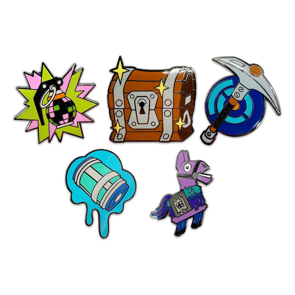 PRE ORDINE - Fortnite Enamel Pins Set 3 cm (6)