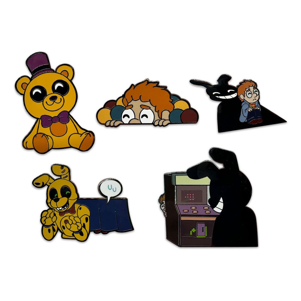 PRE ORDINE - Five Nights at Freddy's Enamel Pins Set Into the Pit 3 cm (6)