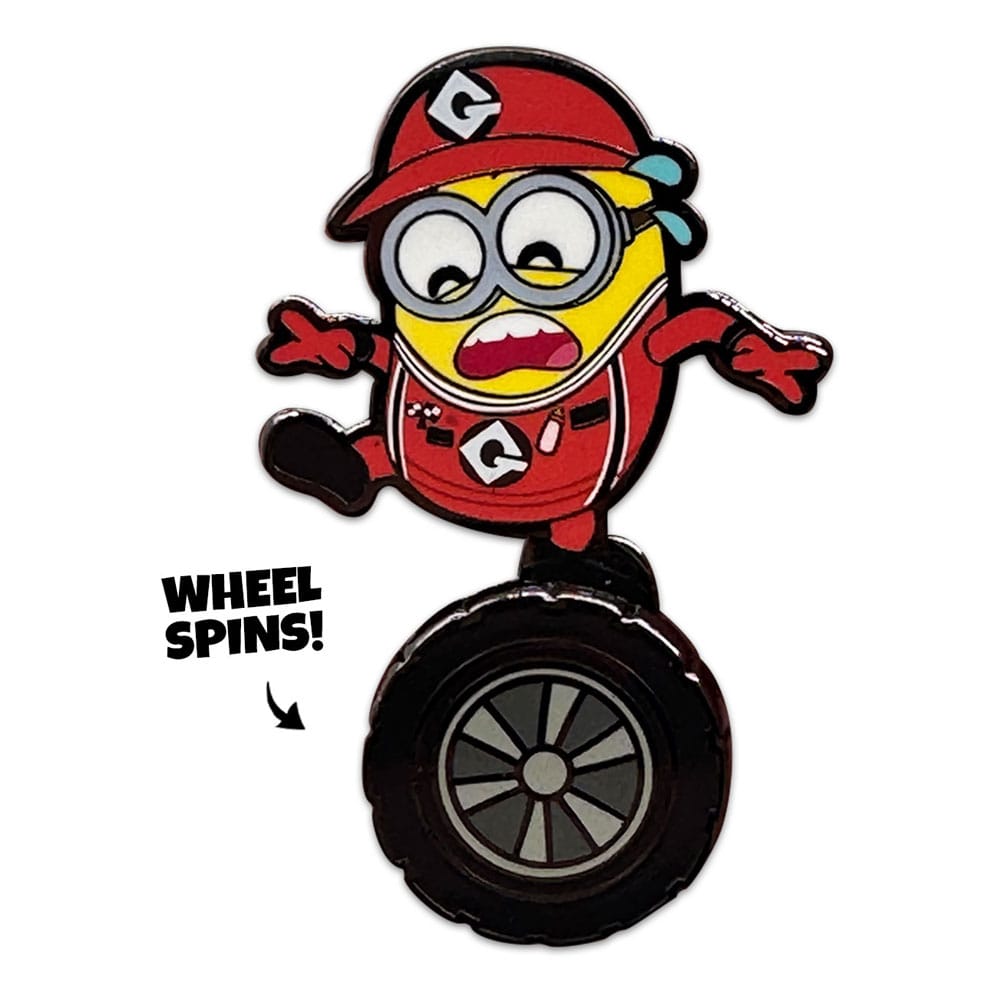 Despicable Me Pin Badge Tire Minion Spinning 5 cm