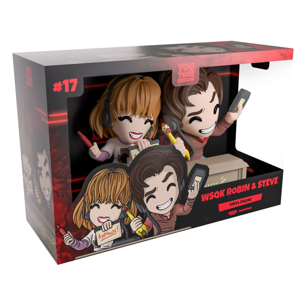 PRE ORDINE - Stranger Things Vinyl Figure WSQK Robin & Steve 13 cm