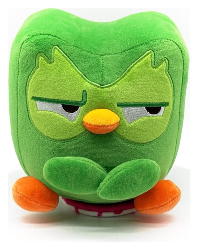 PRE ORDINE - Duolingo Plush Figure No Streak Duo Shoulder Rider 15 cm