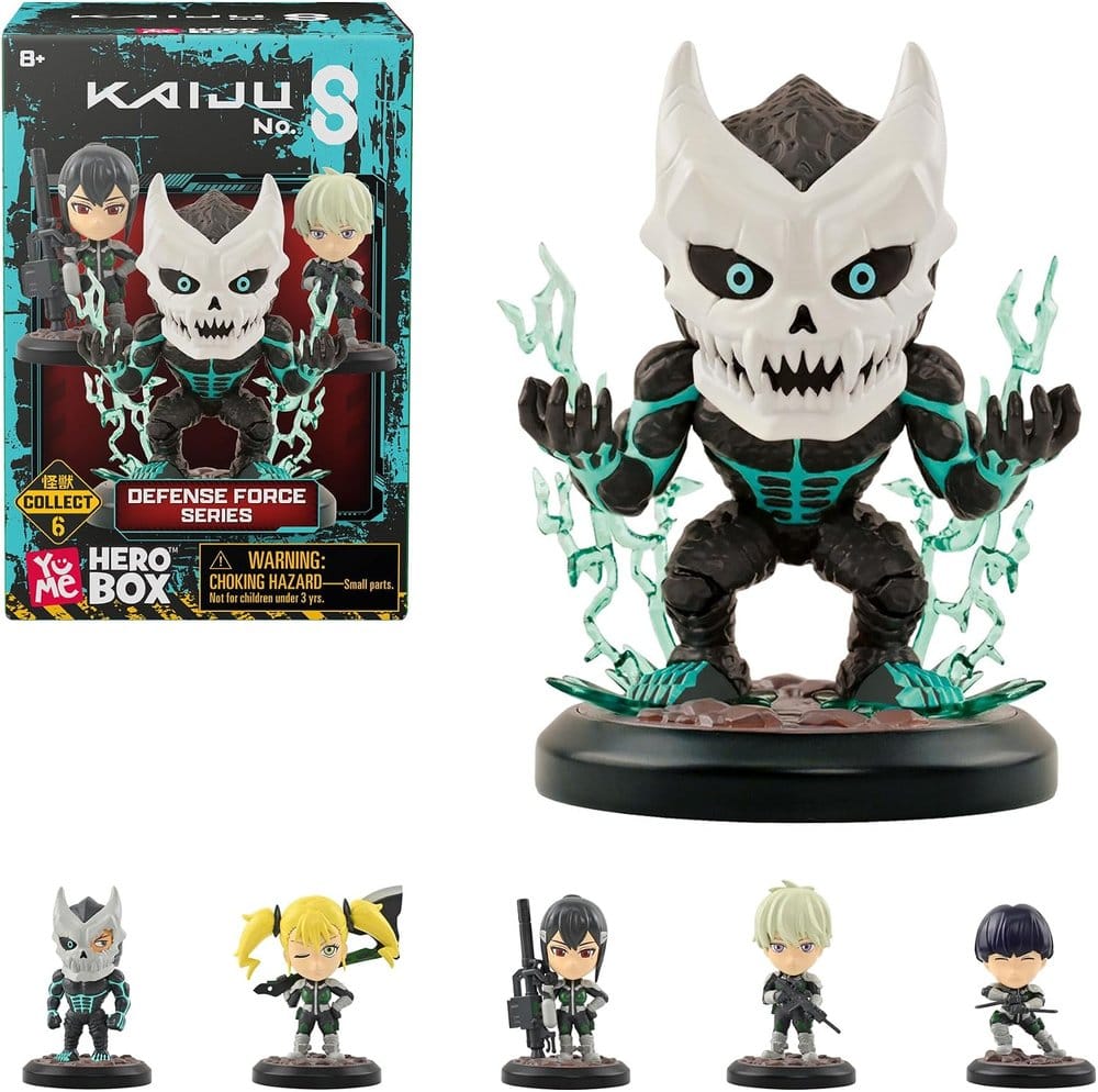 PRE ORDINE - Kaiju No. 8 Hero Box Mini Figures Combat Series Blind Box Display (12)