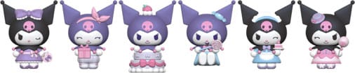 PRE ORDINE - Sanrio Kuromi Party Series Mini Figures Kuromi  5 cm Blind Box Display (12)