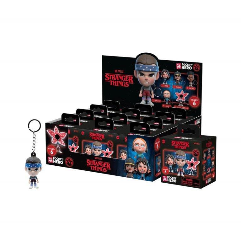 PRE ORDINE - Stranger Things Pocket Hero Keychain Display (12)